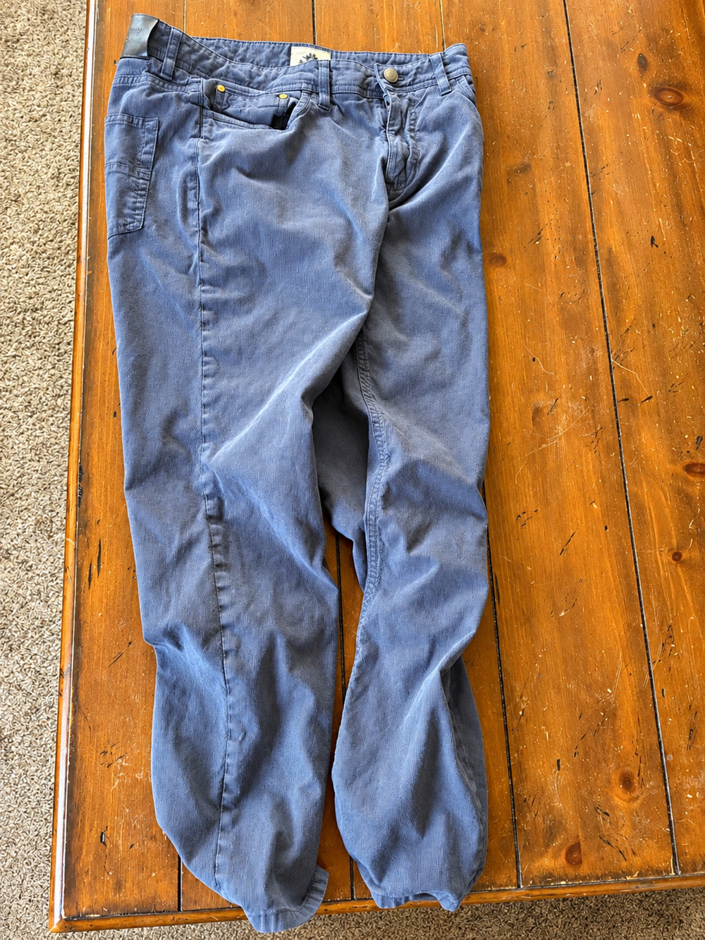 English Laundry Mens 5-Pocket Chino Pants Navy Blue 32x32 Cotton Blend Stretch
